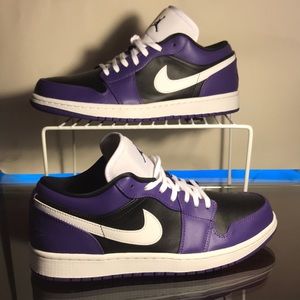 Jordan 1 court purple low